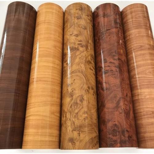 50cmx200/300/500cm PVC Furniture Wood Grain Car Wrap Car Film Internal Stickers Waterproof Wood Vinyl Sticker