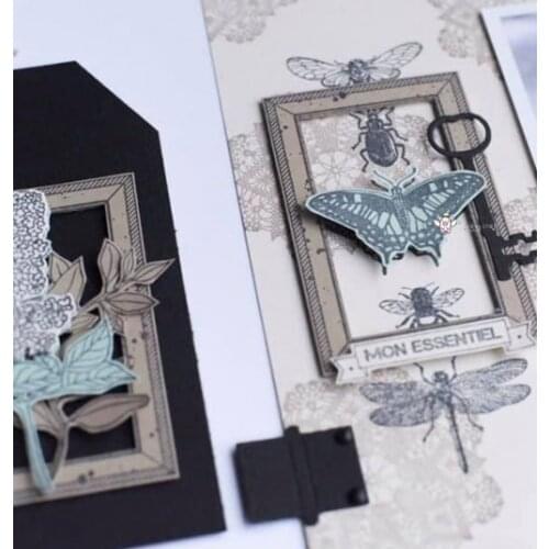 7Pcs Key lock chain Metal Cutting Dies Stencils DIY Scrapbooking Paper/photo Cards Embossing Dies