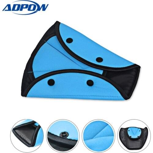 Auto Accessories Car Safety Seat Belt Padding Adjuster for Children Kids Baby Car Protection Safe Fit Soft Pad Mat Strap Cover