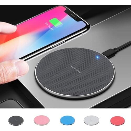 Hot 10W Qi Fast Wireless Charger For iPhone XS Max XR 8 Plus USB Quick Wireless Charging Pad for iPhone Samsung Huawei Xiaomi