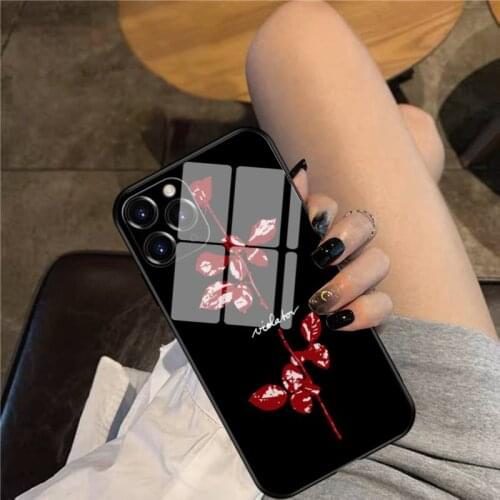 Violator Red Phone Case Glass Phone Case For iphone 12 11 Pro Max XS XR X 8 7 Plus SE2 Case