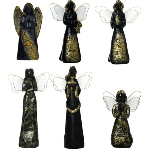 Angel Figurines Angel Statue Angel Christmas Decor Home Bedroom Desktop Decor Ornaments