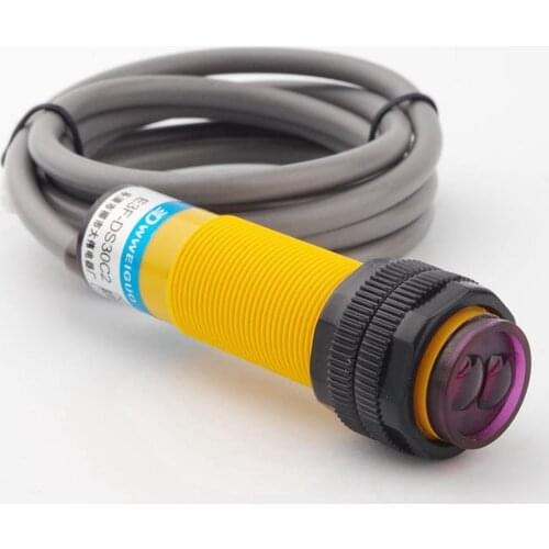 7-30CM 6-36V NPN Normal Closed E3F-DS30C2 Photoelectric Switch Infrared Proximity Sensor Diffuse Reflection Inductive IP65