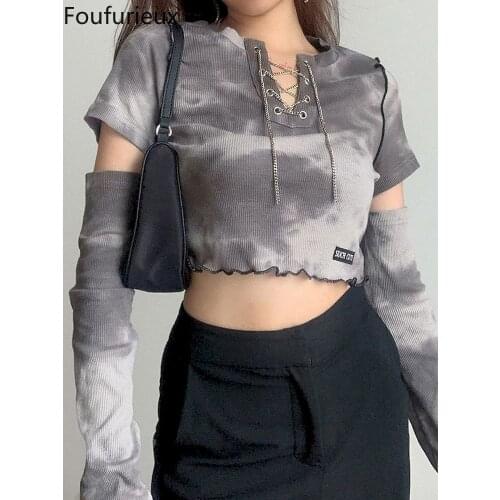 Женские футболки с длинным рукавом Foufurieux China At AliExpress