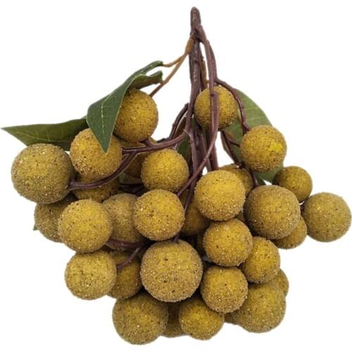 Artificial Fruit Realistic Fake Longan Decor Fruit Home Decoration Home Decorative Crafts