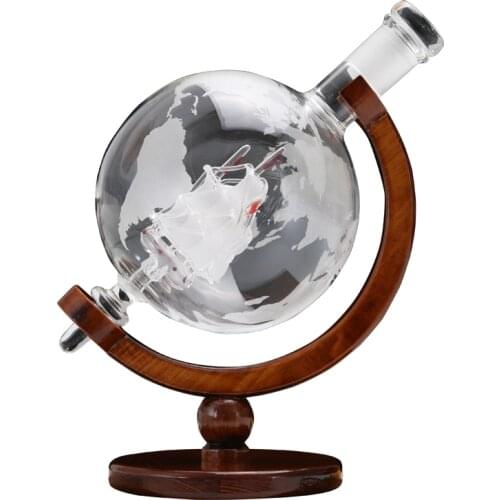 Globe wine bottle household furnishings fashion wine bottle gift glass empty bottle art wine bottle