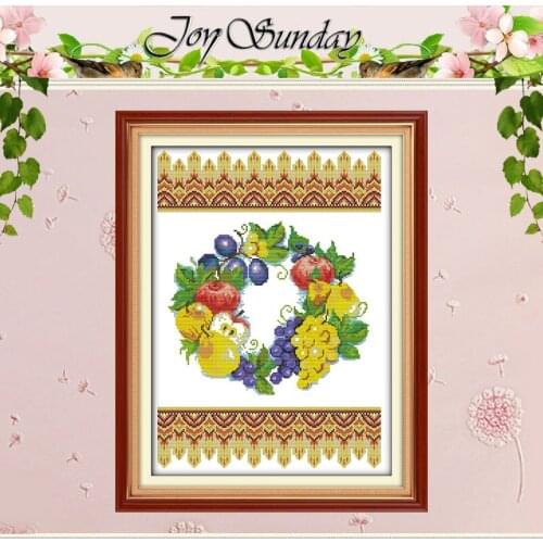 Fruits Tapestry Counted Cross Stitch 11CT 14CT Cross Stitch Sets Wholesale flowers Cross-stitch Kits Embroidery Needlework