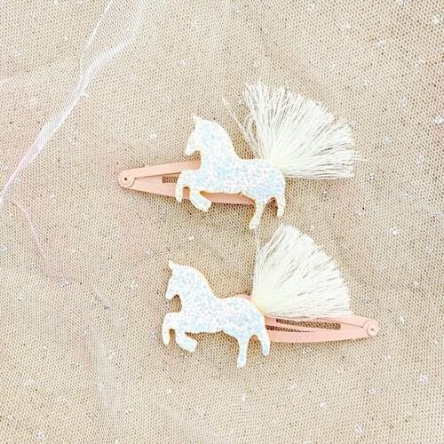 Miss Cute unicorn Hairpins Barrettes Kids Hair Accessories Fashion Girls Hair Ornament Colorful Beautiful Hair Clips Headdress