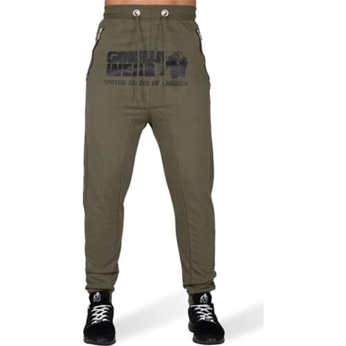 Cotton Jogger Pants Men Running Sweatpants Outdoor Sport Trackpants Gym Fitness Training Trousers Spring Male Jogging Sportswear