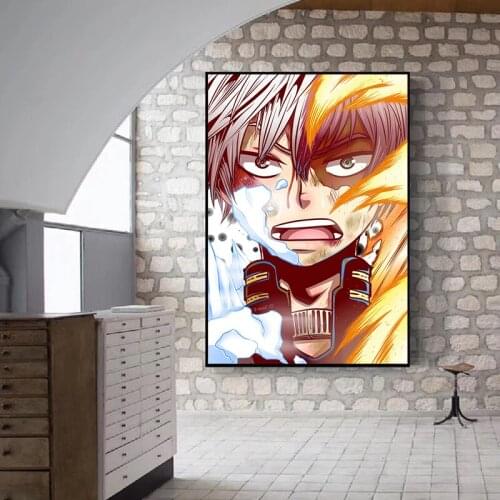 My Hero Academia Digital Anime Manga Wall Art Print Decor,50 x 70 cm,No Frame