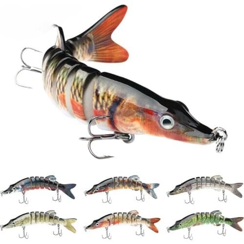 New Luya Multi Knots 125mm / 21g Plastic Bionic Hard Bait for Sea Fishing