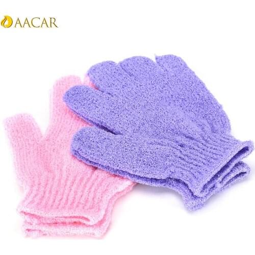 Body Scrubber Cleaner Bathing Cleaning Products Random Color 1 Pair Shower Bath Gloves Exfoliating Wash Skin Spa Massage