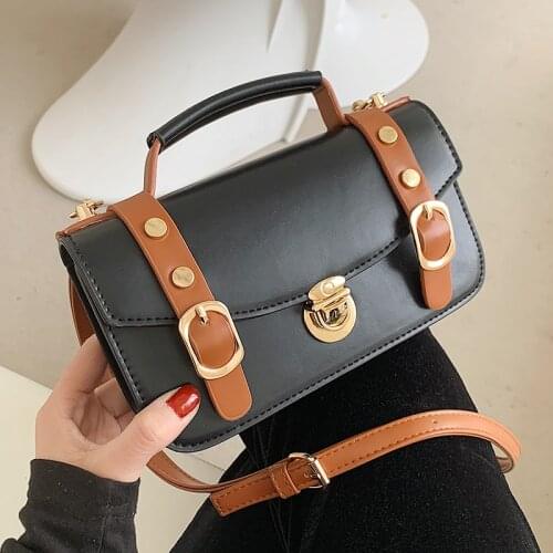Casual Women Pu Leather Handbags Shoulder Bags High Quality Ladies Crossbody Bags for Women Fashion Female Satchel Messenger Bag