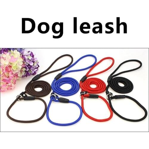 Christmas Gifts 135cm Dog Leash Adjustable Nylon Rope Training Slip Lead Belt Leash Pet Supplies