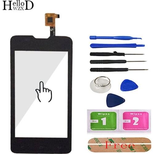 Touch Screen Glass For Fly IQ449 449 Touch Screen Digitizer Panel Front Glass Lens Sensor Replacement Parts Tools Adhesive