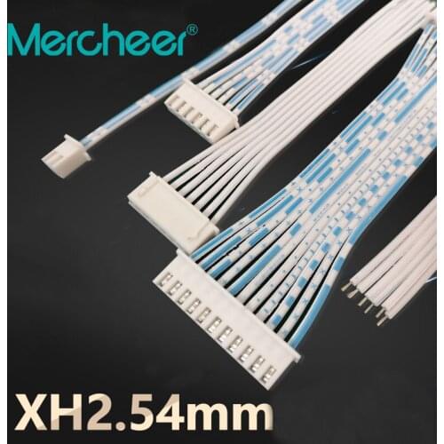 Xh2.54 terminal line 2p 3p 4p 5p 6p 7p 8p 10p 12p blue and white cable custom terminal wiring harness processing