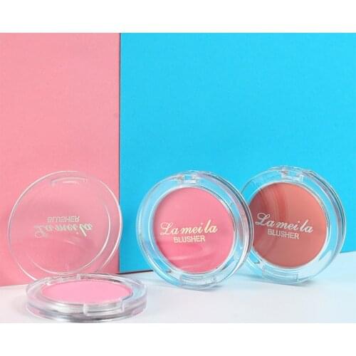 1PC Peach Pink Bronzer Blush Eyeshadow Face Makeup 6 Color Cheek Dye Cosmetic Powder Matte Long Lasting Blush Pallete
