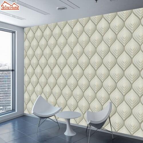 Diamond Pattern Papel De Parede 3d Stereo Living Room Sofa TV Background Wall Paper Bedroom Non Woven Wallpaper Large Murals Art