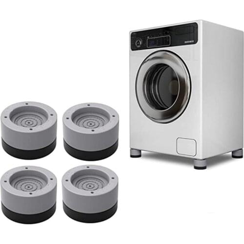 4Pcs Anti Vibration Feet Pads Washing Machine Rubber Mat Anti-Vibration Pad Dryer Universal Fixed Non-Slip Pad