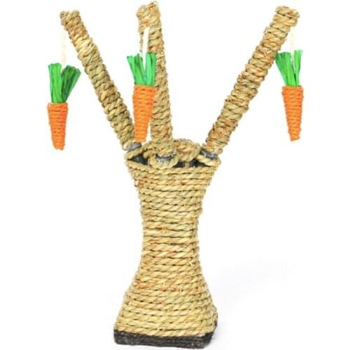 Pet Cat Dog Toys Chew Radish Kitten Teeth Care Chewing Toys Interactive Tree Tower Shelves Climbing Frame Scratching Post