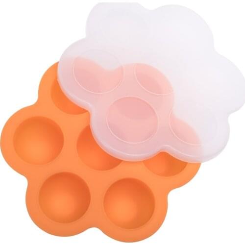 Multifunction Safety Portable Food Container Infant Flower Lattice Tray Fruit Breast Milk Storage Freezer Cup Cake Mold NBB0035