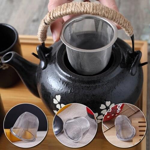 Reusable Diameter Stainless Steel Mesh Tea Infuser Strainer Teapot Tea Leaf Spice Filter Drinkware Kitchen Accessories 5 Sizes