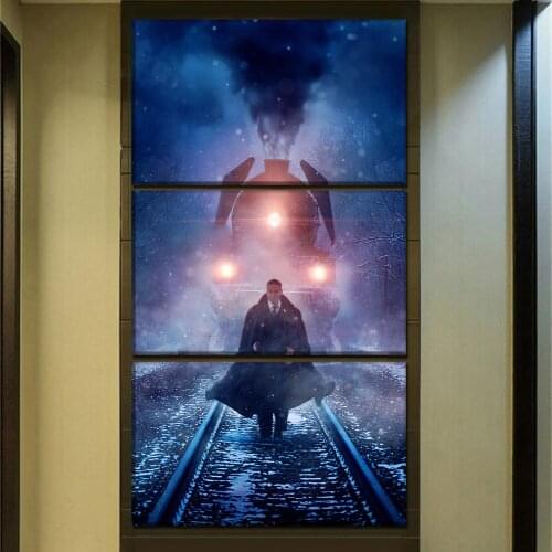 Canvas Wall Art Picture Living Room 3 Piece Movie Murder On The Orient Express Painting Modern Print Poster Home Decor Framework