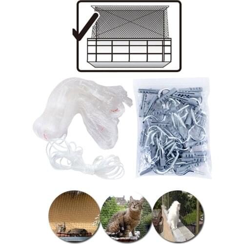NEW Pet Protection Net Cat Protective Plastic Sturdy Safe Wire Cover For Prevents Cats From Escaping Or Falling From Balcony