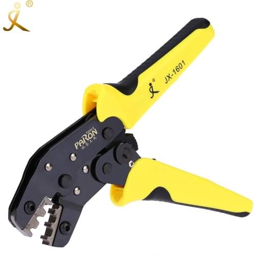 PARON JX-48B 3.96 to 6.3mm 26-16AWG Professional Wire Crimpers Engineering Ratchet Terminal Crimping Pliers Crimper for Dupont