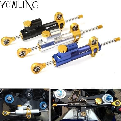 Motorcycle Accessories Reversed Safety Adjustable Steering Damper Stabilizer For HONDA CB600F HORNET 2007-2013 Motorcycle Mount