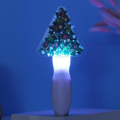 Christmas Tree Hand Light Warm Smooth Surface Hand Held Lamp Electronic Components Christmas Gift For Kids Home Decoration