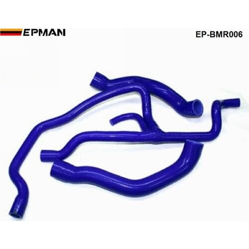 Silicone Intercoole Turbo Radiator Intake Hose For BMW E34 525i/525ix/520i/Euro M50 Engine 5-Series (3pcs) EP-BMR006