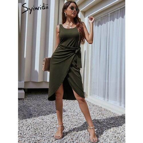 Летние платья с разрезом Syiwidii China At AliExpress