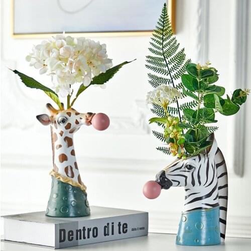 European-style Cartoon Animal Vase Succulent Flowerpot Light Luxury Creative Personality Indoor Simple Fashion Decoration
