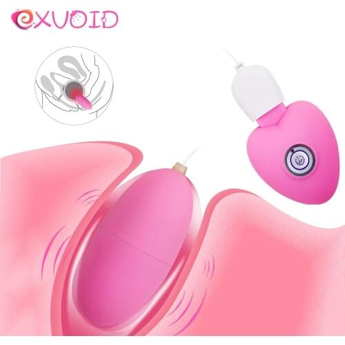 EXVOID Remote Egg Vibrator Sex Toys for Women Waterproof USB Charge Vibrators for Woman G-Spot Massager Clitoris Stimulator