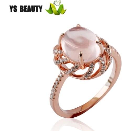 Женские золотые кольца YSBEAUTY China At AliExpress