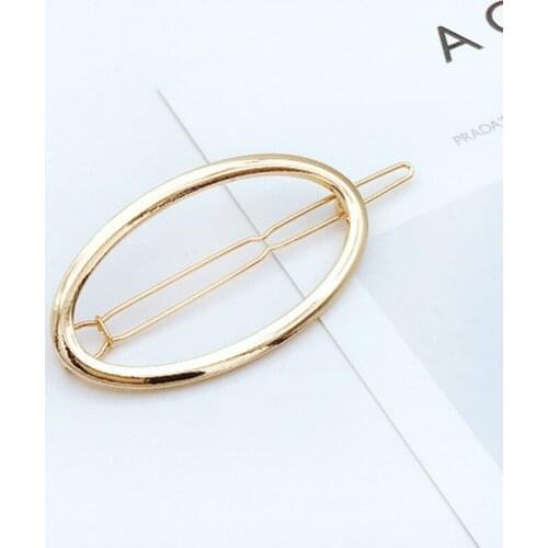 1pcs Metal Ellipse Hair Pins Kid Girl Baby Butterfly Clips Woman Girls Styling Holding Tools Section Clamps Salon Accessories