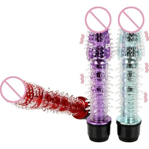 Jelly Dildo Penis Vibrator G-spot Vibrator Clitoris Stimulation Sex Toys For Women Female Masturbator G-spot Massage