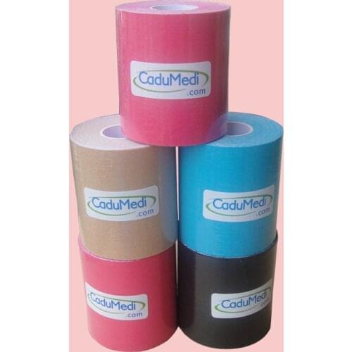 1pcs 7.5cm * 5m genuine muscle paste sports physiotherapy tape color tape intramuscular effect cloth bandage self adhesive for f