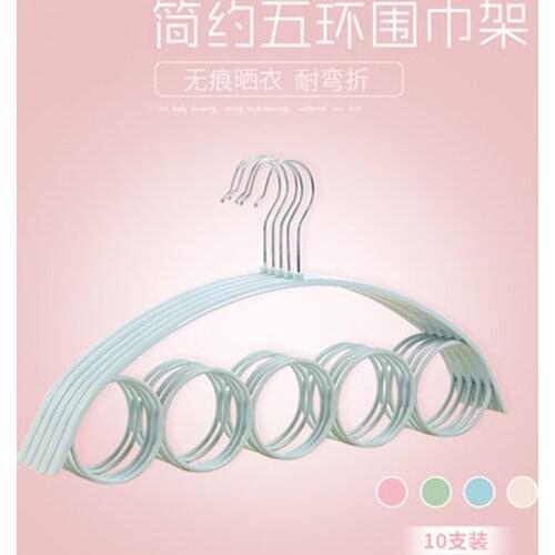 10pcs/lot 41.5cm Plastic loop Scarf Hanger Close Oganization Storage Holder for Scarves Mens Ties Womens Shawls Pashminas Belt