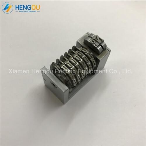 2 Pieces good quality 6 digits Numbering Machine forward 4x8 Cicero letterpress Numbering machine 100% all steel