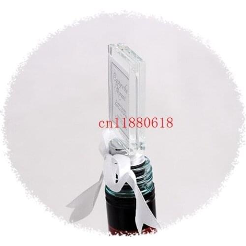 250pcs/lot Free Shipping New Arrival Crystal Photo Frame Wine Bottle Stopper For Wedding Party gift Faveors