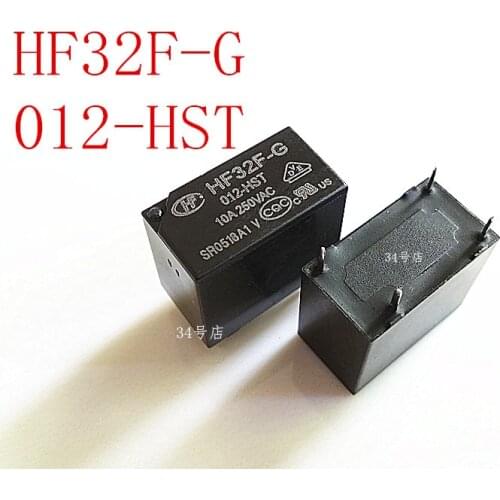 5pcs/lot [In stock] Relay HF32F-G 012-HST HT HS 10A 250VAC 12VDC