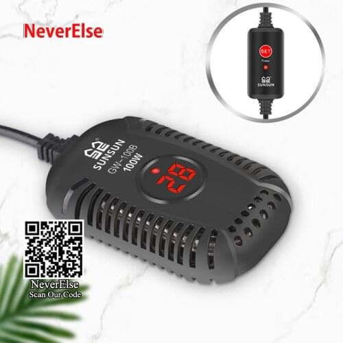 NEW aquarium fish tank turtle tortoise Heater Anti-overheating, Protective Shell Submersible Heating Panel Control 20-34 Celsius