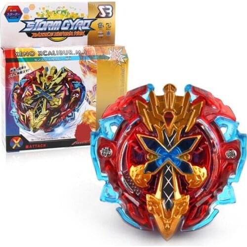 B-48 Starter Booster Xeno Xcalibur. M.I Attack Pack starter Bey Blade blades metal fusion bayblade with launcher