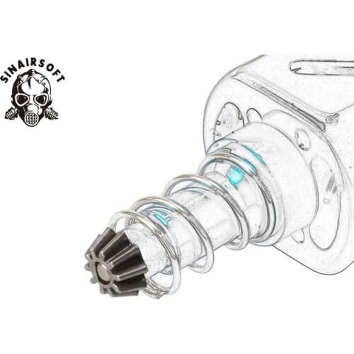 SINAIRSOFT Motor Pinion Gear Type O/ Type D For Airsoft AEG Motor Hunting Accessories SA1100