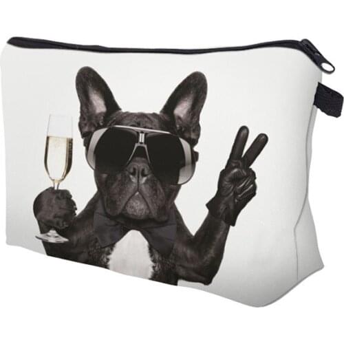 BU Trading Dropshipping Cosmetic Bags Variety 3D Prints makeup bag Women Travelling Storage bag Colorful Fashion cosmetic pouch