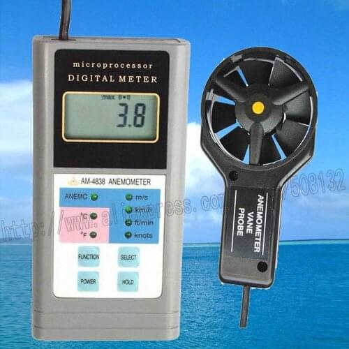 LANDTEK AM4838 Digital Anemometer Air Flow Anemometer AM-4838