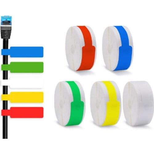 D11 D61 Niimbot Cable Label Paper Sticker Self Adhesive Waterproof Anti-Oil DIY Identification Network Fiber Wire Thermal Tags
