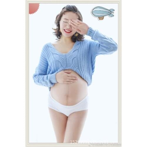 Long Pregnancy Dresses Elegence Pleated Maternity Dress Photography Props Split Side Pregnant Women Maxi Gown For Photo Shooting